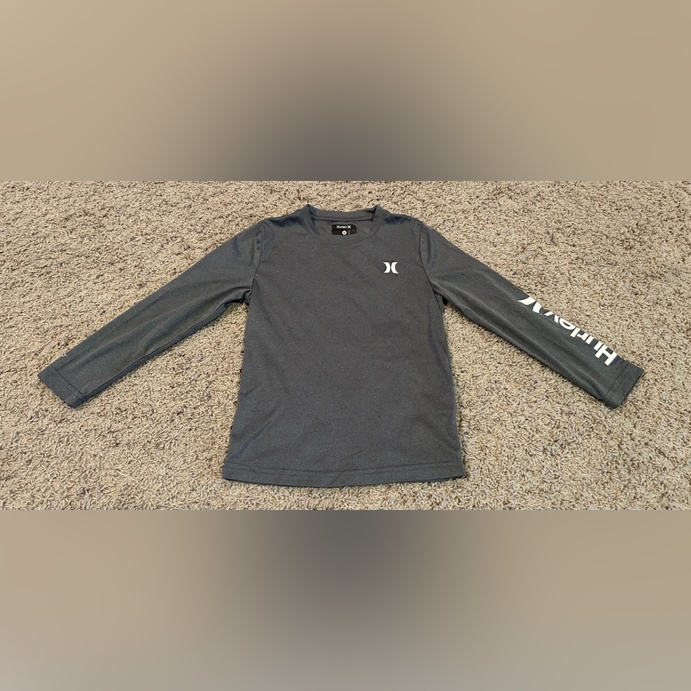 Hurley Charcoal UPF 50+ Long Sleeve Tee